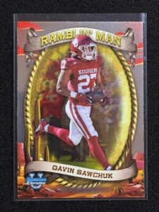 Gavin Sawchuk - 2024 Bowman U Chrome - Ramblin' Man #RM-13 OKLAHOMA - Picture 1 of 4