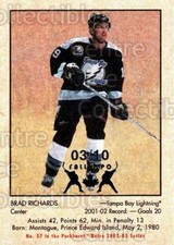 2002-03 Parkhurst Retro Fall Expo #57 Brad Richards