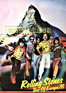 1976 The Matterhorn & the Rolling Stones Tour of Europ - A 3 Plasticized - Picture 1 of 24