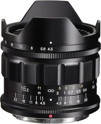 Voigtlander SUPER WIDE-HELIAR 15mm F4.5 Aspherical Full Size BK Nikon Z Mount - Image 1 of 4
