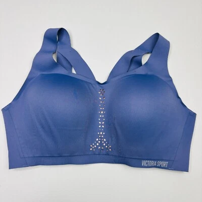 Victoria Secret Sport Bra 38D Angel Max Blue Padded Crossback - Image 1 of 4
