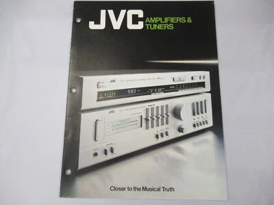 JVC Vintage Amplifier Tuner A-X9 A-X7 AX5 AX3 T-X6 T-X3 Catalogue Original Japan - Image 1 of 4
