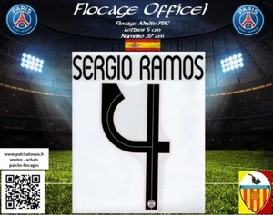Flocage officiel maillot PSG 21/22 away 4 S.Ramos Ligue des Champions Espagne - Imagen 1 de 4