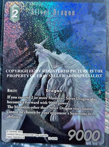 FINAL FANTASY TCG FFTCG FULL ART FOIL HIDDEN TRIALS SILVER DRAGON 23-044R - Picture 1 of 3