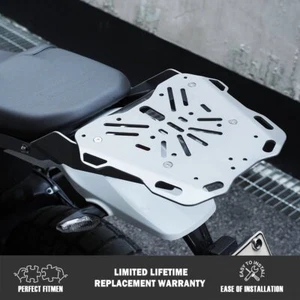 For Ducati Desert X Tail Rack Rear Luggage Shelf Case Plate Bracket Holder Metal - Imagen 1 de 12