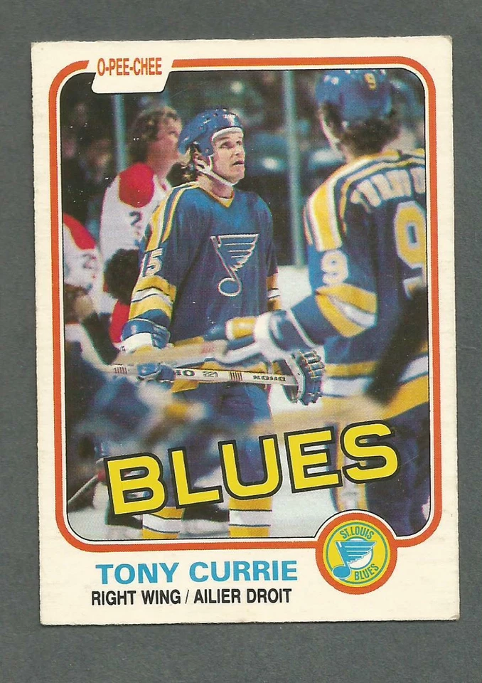 1981-82 OPC O-Pee-Chee Hockey Tony Currie #292 St Louis Blues NMT+ - Image 1 of 1
