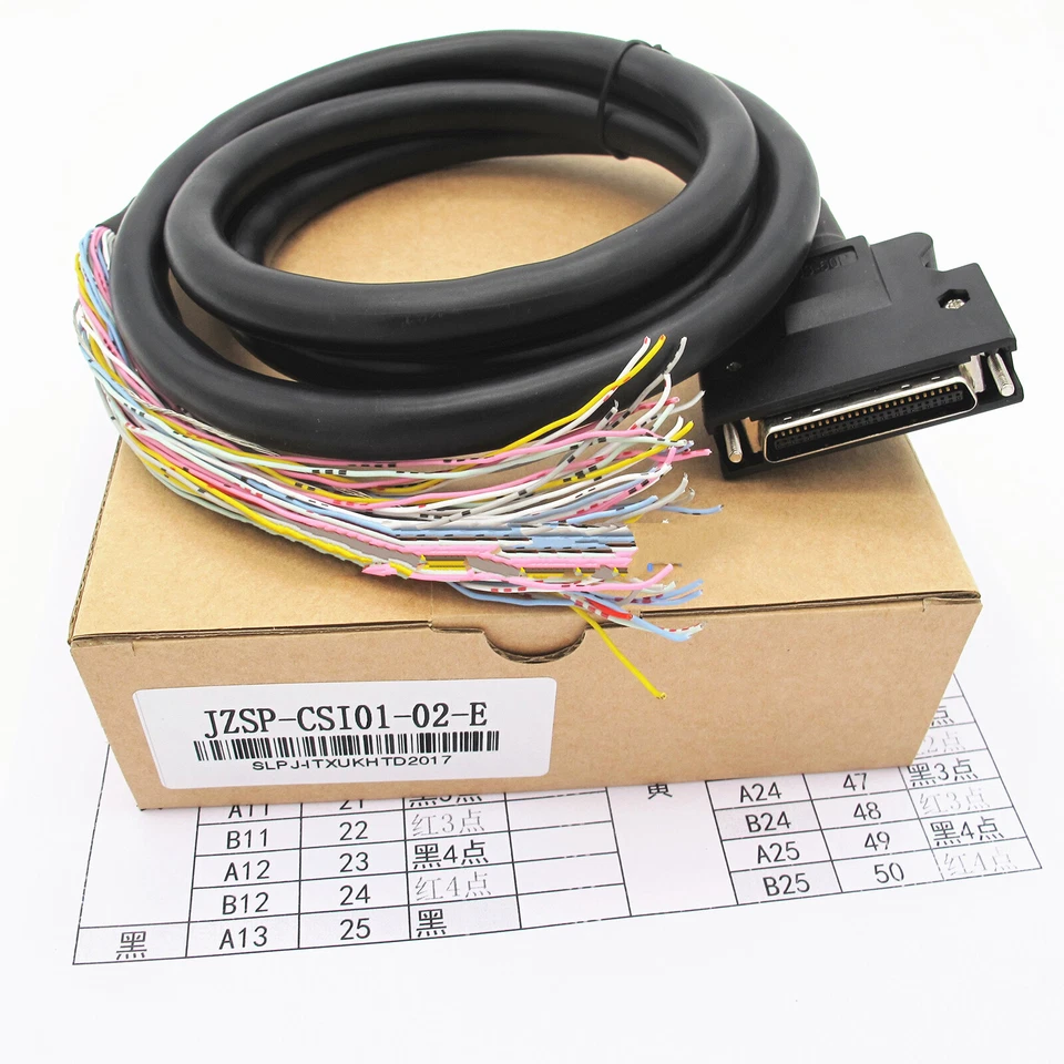 1pcs New For Yaskawa JZSP-CSI01-2-E 2M Servo use control cable Fast Ship - Image 1 of 1