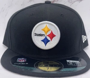 Mütze Kappe Pittsburgh Steelers New Era On-Field Sideline 59FIFTY nicht verstellbar Größe 7 3/4 - Bild 1 von 12