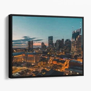 Nashville Tennessee USA Cities America Canvas Wall Art Print - Picture 1 of 7