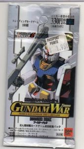1999 GUNDAM WAR Juego de Cartas Booster Card Pack Bandai Japón (Blanco/Plateado) - Imagen 1 de 2