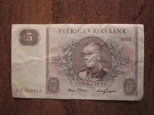 Suecia 1962 5 coronas - Imagen 1 de 2