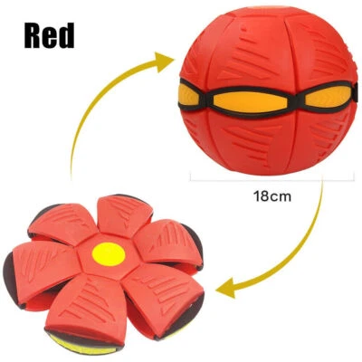Kids Flat Throw Disc Ball - Flying Ufo Magic Balls -Children'S Toy Outdoor Sport - Image 1 of 4