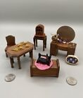 Vintage Lot of Doll House Miniatures Furniture & Accessories