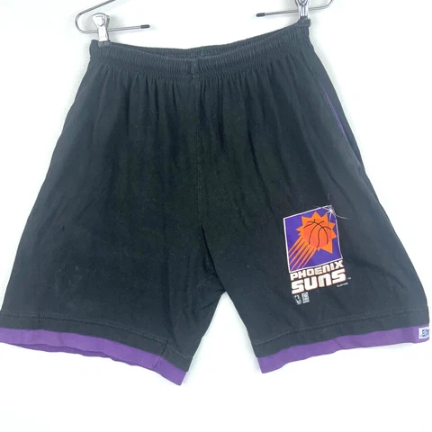 Vintage Phoenix Suns Salem Sportswear Shorts Size Large Black Nba Cover