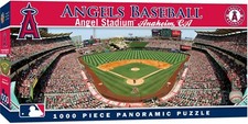 LOS ANGELES ANGELS STADIUM PANORAMIC JIGSAW PUZZLE MLB 1000 PC ANAHEIM CA