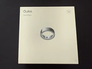 NUOVO SIGILLATO Oura Ring 4 Smart Ring Misura 14 Activity Tracker, 4a Generazione Argento - Foto 1 di 3