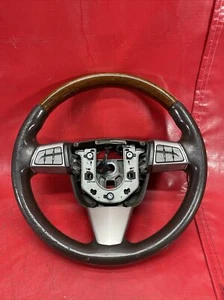 2008 Cadillac CTS Steering Wheel OEM 25960211 Cocoa Wood Grain With Buttons - Picture 1 of 11