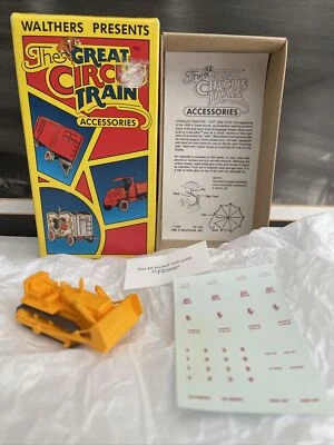 Escala HO Walthers Gran Circo Tren Accesorios Oruga Tractor CAT Raro ¡NUEVO! Foto 1 de 4