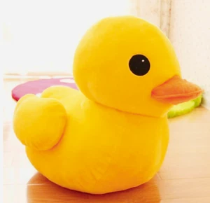 giant plush Yellow Duck Stuffed Animal Pillow Soft Toys birthday christmas - Picture 1 of 3