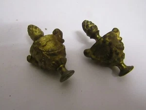 Lote De 2 Pommes De Pinos Bronce - Picture 1 of 4