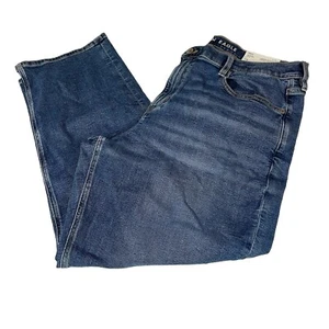 NEW American Eagle Women’s Jeans Plus Size 18 SHORT 90s Straight Jean Blue #2033 - Picture 1 of 11