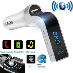Bluetooth Fm Transmitter Aux USB Auto Ladegerät Set Handsfree MP3 Radio Adapter - Bild 1 von 4