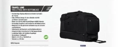 Erima TRAVEL LINE Trolley Bag mit Bodentasche 7232504 Trolley Trikottasche  - Bild 1 von 3