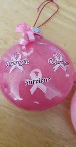 Handmade Breast Cancer Survivor Ornament - Picture 1 of 7