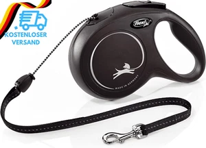 Flexi® Classic M Seil 8 M Schwarz, Roll-Leine Für Hunde Bis 20 Kg - Bild 1 von 12