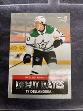 2021-22 Upper Deck Debut Dates DD-12 Ty Dellandrea Dallas Stars 