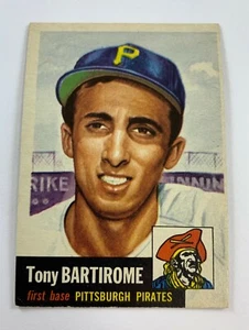 1953 Topps Baseball Single #71 Tony Bartirome (EM) EO2 - Imagen 1 de 2