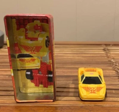 Transformers Tiny Tins R.E.V. Race Exertion Vehicle INCOMPLETE - Image 1 of 4