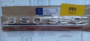 Genuine Mercedes-Benz Rear trunk badge logo emblem A1078170315 C107 350SLC - Picture 1 of 2