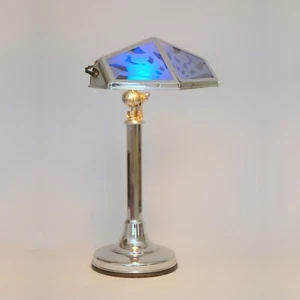 Original Art Deco Pirouett Schreibtischlampe 1920 museal mit Etikett Tischlampe - Bild 1 von 24