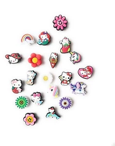 RDRKR Unisex Kids Adults Shoe Decoration Charms For Clog Mule Variety 20 Pc/Pack - Picture 1 of 6