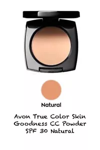 Avon True Color Skin Goodness CC Powder SPF 30 Natural - Picture 1 of 1