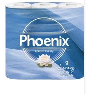 Phoenix Soft Non Fragranced Luxury Toilet Rolls Quilted White 3 Ply - Picture 1 of 49