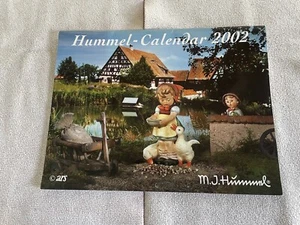 HUMMEL  2002 Hummel Figurine wall calendar no writing - Picture 1 of 17