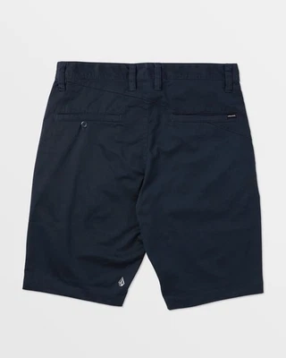 Volcom Frickin Modern Stretch Chino Shorts 28–36 Navy Smart Skate Casual Shorts - Image 1 of 4
