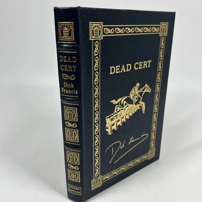 Easton Press Dead Cert by Dick Francis SIGNED COA Leather HC - Image 1 of 4