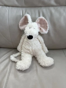 RARO Jellycat Bunglie Crema Ratón 16 pulgadas Peluche Animal Etiquetas Originales LNC - Imagen 1 de 10