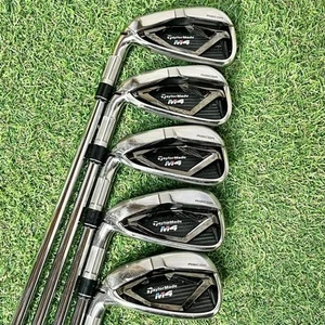 Lefty TaylorMade M4 Iron Set 4I-9I.Pw.Aw.Sw 9 peace Shaft REAX JP Flex S Used - Picture 1 of 8