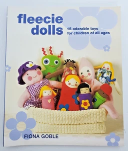 Buch "Fleecie Dolls" von Fiona Goble Schritt-für-Schritt-Anleitungen für 15 skurrile - Bild 1 von 9
