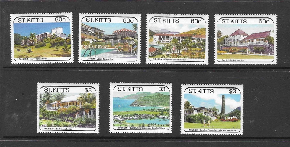 圣基茨全新邮票 1988 年巡回赛套装 SCOTT 223-9 — 第 1/1 张图片