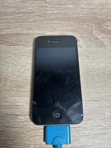 Original Apple iPhone 4S 16GB - Unlocked Black - WITH ISSUE - Foto 1 di 4