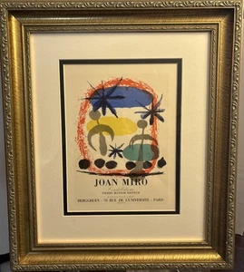 1959 Joan Miro Poster Lithograph "Constellations" Original Mourlot Print COA - Picture 1 of 14