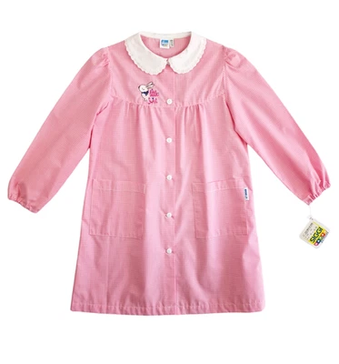 Grembiule asilo da bambina coniglietto Siggi rosa - Immagine 1 di 3