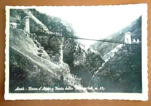 Cartolina Arsie' - Rocca D' Arsie' e ponte della Vittoria - 1952 - Picture 1 of 2