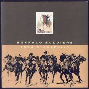 USA 1994 StampFolio (Buffalo Soldiers) - Picture 1 of 1