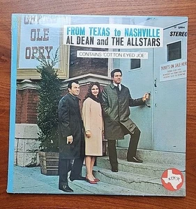 From Texas to Nashville Al Dean and the All Stars SEALED LP 10004 - Imagen 1 de 4